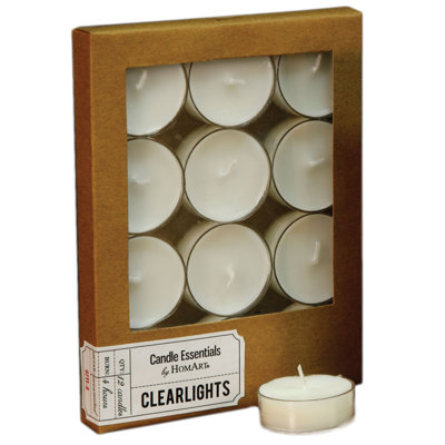 Bougie chauffe-plat sans parfum Clearlite