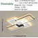 Arthar Dimmable Acrylic LED Semi Flush Mount with Remote Control