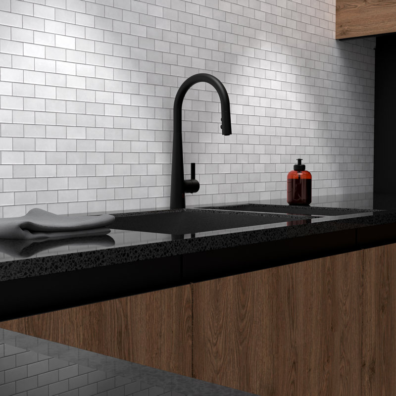 Keeney Belanger Pull Down Touchless Kitchen Faucet, Matte Black
