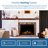 Fireplug Pro 33 Inch Smart Electric Fireplace with Encase Surround Mantel-120961190