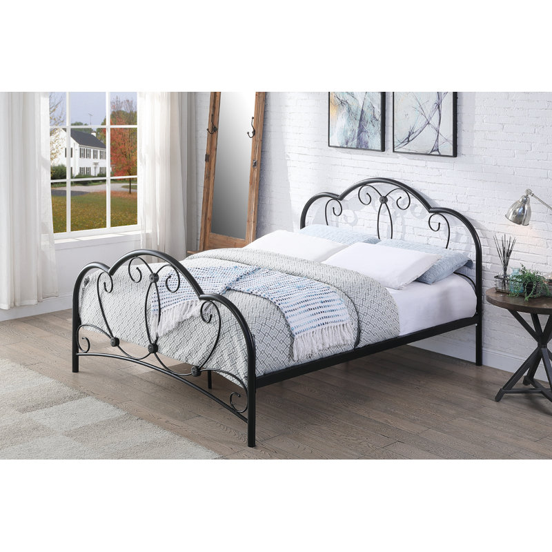 Uribe Bed, Kingsize (5'), Black