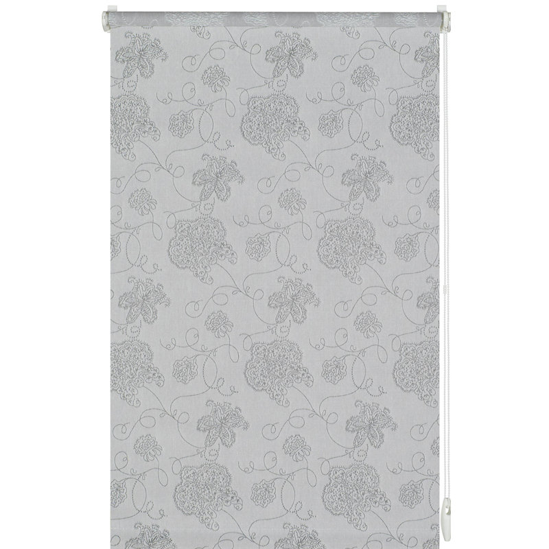 Easyfix Room Darkening Roll-Up Shade, Silver, 60cm W x 150cm L