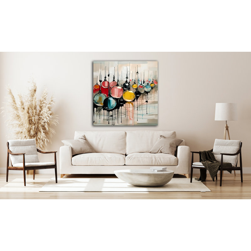 Colorful Orbs, 54" H x 54" W
