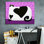  «Valentines Cat» par Gabriela Avila, art mural sur toile, 34 po x 26 po