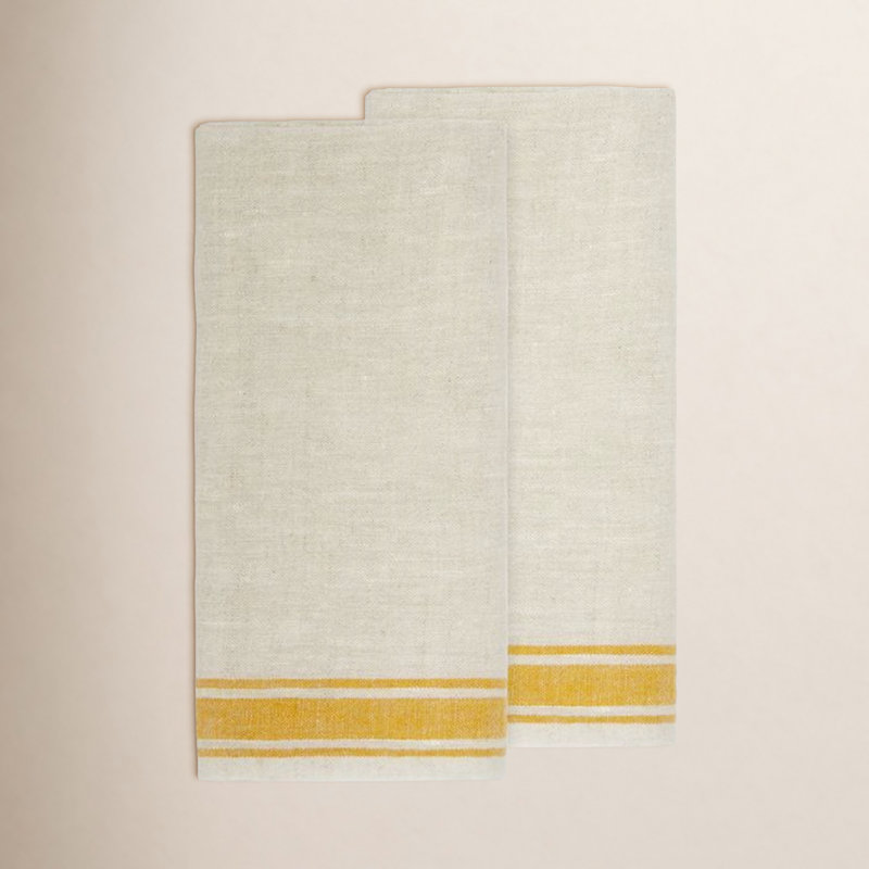 Serviette Gillespie, Jaune