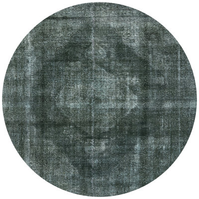 Tapis vert de style oriental