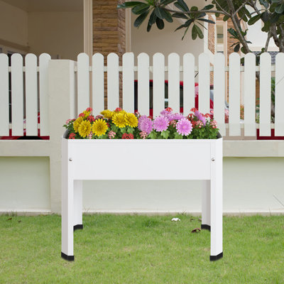 Assiyah Metal Elevated Planter