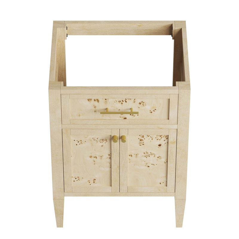 Base de meuble-lavabo simple 23 po Modway Elysian seulement, Bourgogne
