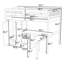 Lit mezzanine en bois avec tiroirs de rangement, escaliers, bureau et garde-corps-1796062951-1796062948