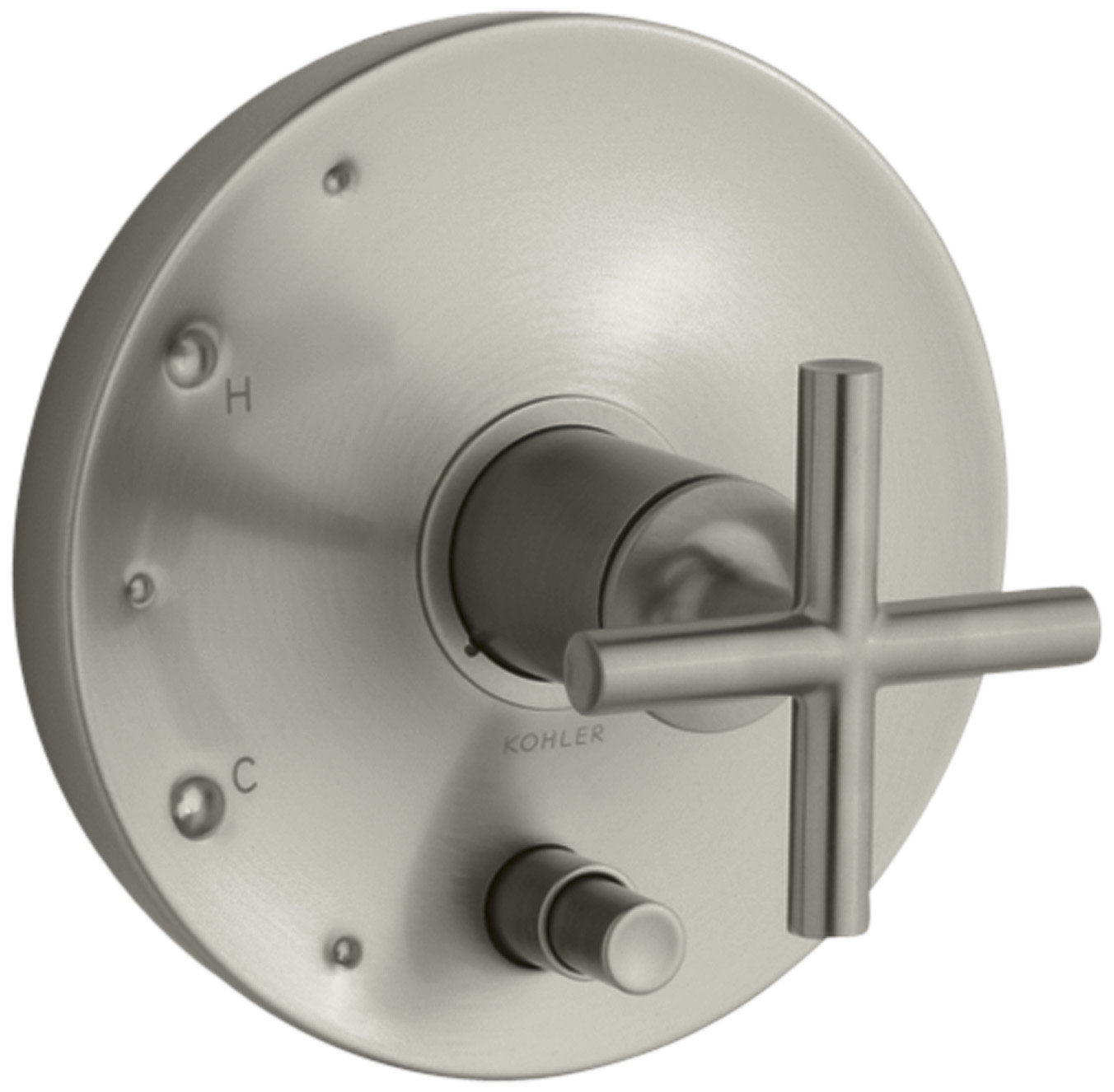 Purist Rite-Temp Pressure-Balancing Valve Trim, Vibrant Brushed Nickel