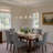 5-Light Clear Glass Linear Kitchen Island Pendant