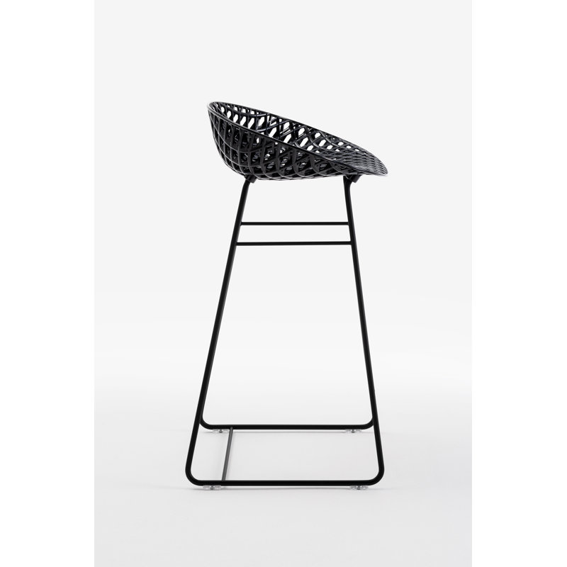 Smatrik Outdoor Bar Stool, Black