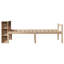 Bookcase Bed Without Mattress Solid Wood Pine-336145108