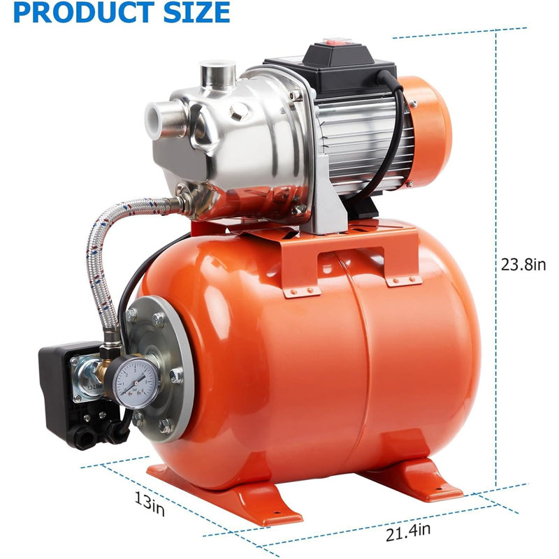 No Power Source Required / Manual Pump