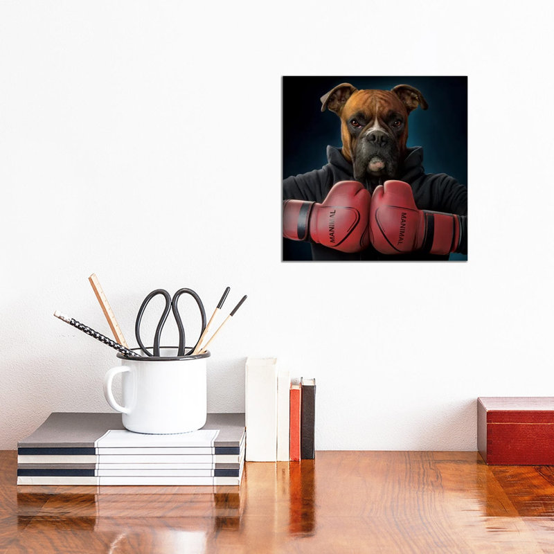 Boxer by Vincent Hie - Print on Canvas, Wrapped Canvas, 66.04 cm H x 66.04 cm W x 3.175 cm D