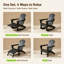 Ensemble de chaises Adirondack d'extérieur à bascule avec repose-pieds et table d'appoint pour patio-1500917332