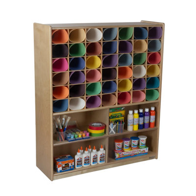 (42) Slot Mailbox Unit With Storage
