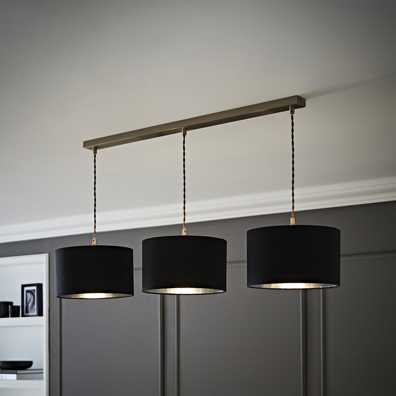Albeiro 3 - Light Pendant, No, Black, Chrome