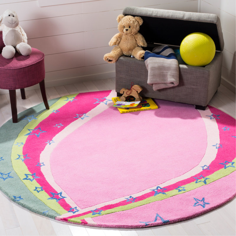 Kruetzen Hand Tufted 80% Wool And 20% Cotton Rug, Round 6'