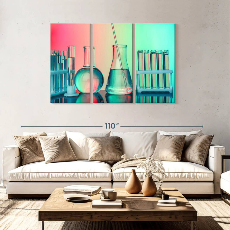 Keiri Chemistry, 48" H x 74" W