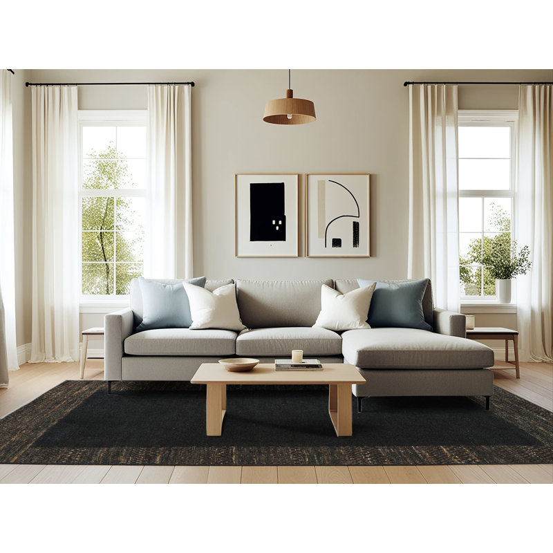 Abstract Indoor Rug, Rectangle 6' x 9'