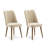 Ackley 18.7'' H Velvet Upholstered Parsons Chair-2104682655