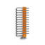 Michelle Heated Towel Rail in Two Tones-574077937-574077936