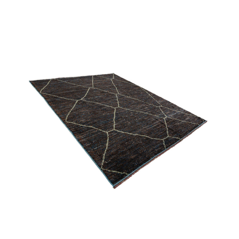 Tapis brun foncé Ottilie