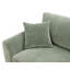 Canapé modulaire en chenille vert avec méridienne Woodley-1036961026
