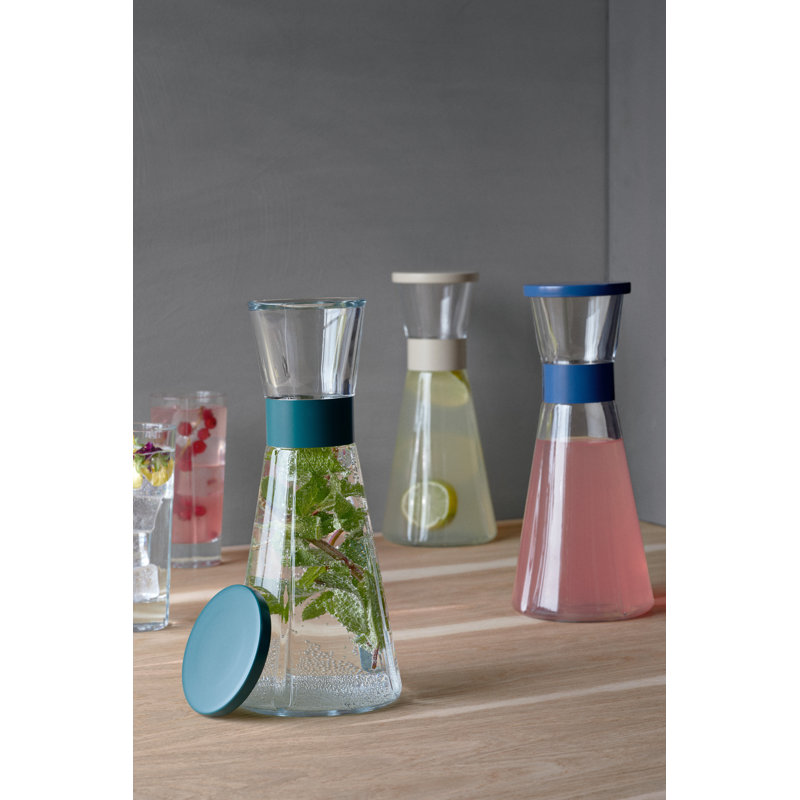 Grand Cru Water Carafe, Forest Green, 30.4 Oz, Green
