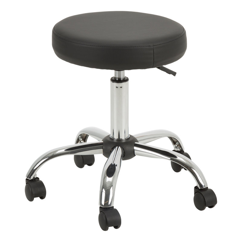 Abi-Louise Adjustable Height Lab Stool with Wheels