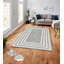 Tapis rectangulaire en polyester tissé à la machine Burgos-1264323506