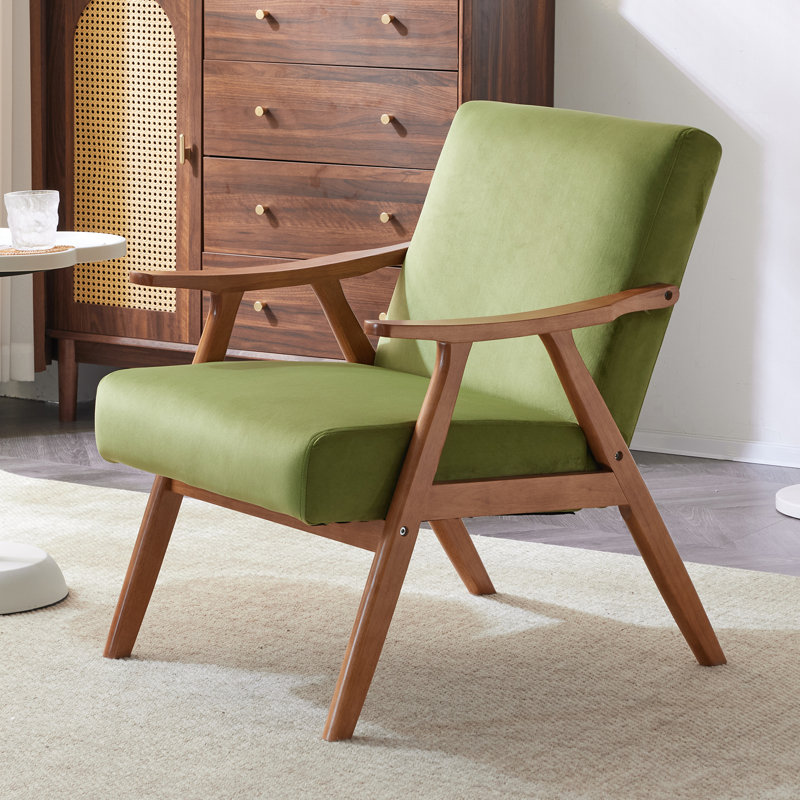 Fauteuil Khymani de 21,7 po de largeur, Green Linen