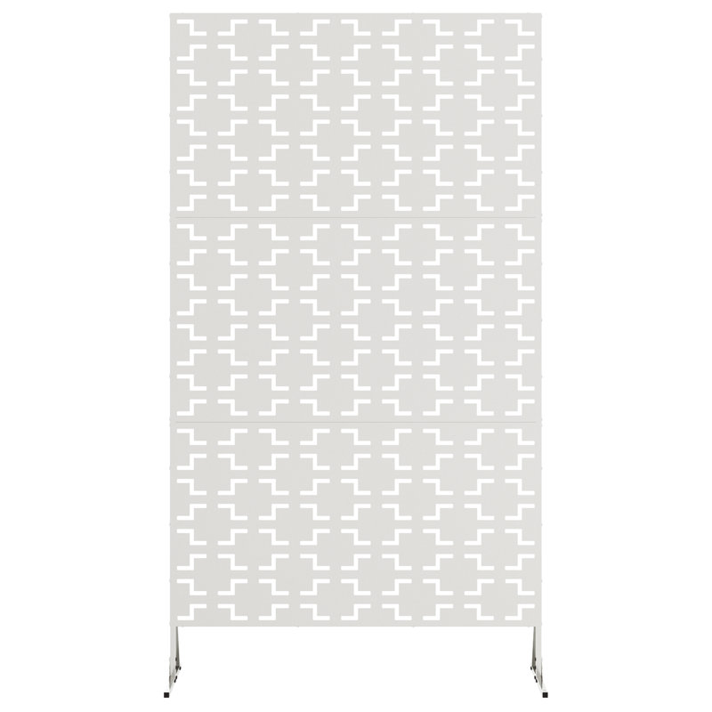 Vidaxl Fence Panel Single Panel Durable, Silver