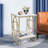 Dartanna 23.0315" Tall Frame End Table