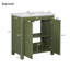 Meuble-lavabo Farmhouse avec lavabo en céramique-1285562219