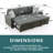 Maitilde Upholstered 83'' Sleeper Sofa-501212248