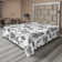 Ambesonne, drap plat floral pivoines, art botanique printanier