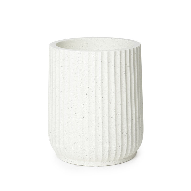 Jardinière Monaghan d'une hauteur de 20 pouces, Blanc