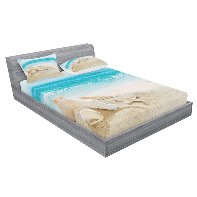 Microfiber Sheet Set, Queen Sheet Set with Fitted Sheet