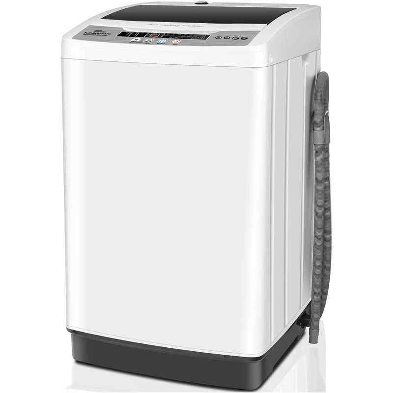 DreamDwell Home 2.4 Cubic Feet cu. ft. High Efficiency Portable Washer with Child Safety Lock, White