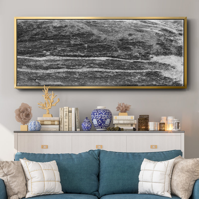 Found Textures - Toile avec cadre en X, H 20 po x l 50 po