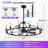 41-Inch Wagon Wheel Chandelier Fan-1276175866