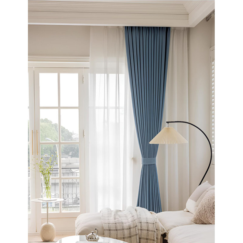Yuting Room Darkening Curtain Single Panel, 79" W x 87" L