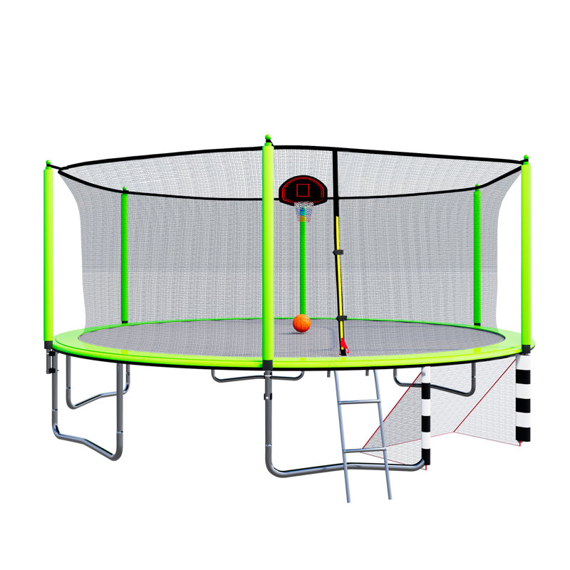 SKYBOUND Round Backyard Trampoline with Safety Enclosure