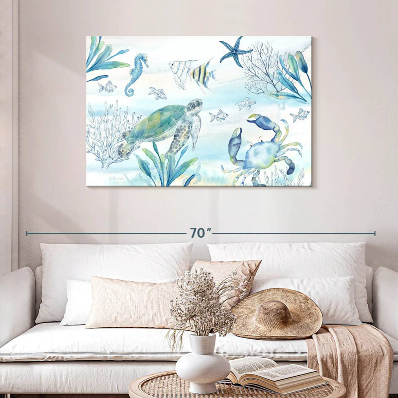 Aletra Great Blue Sea I, 30" H x 45" W