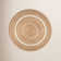Natural Fiber Braided Round Area Rugs