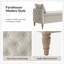Polyester Upholstered Storage Bench-126352000