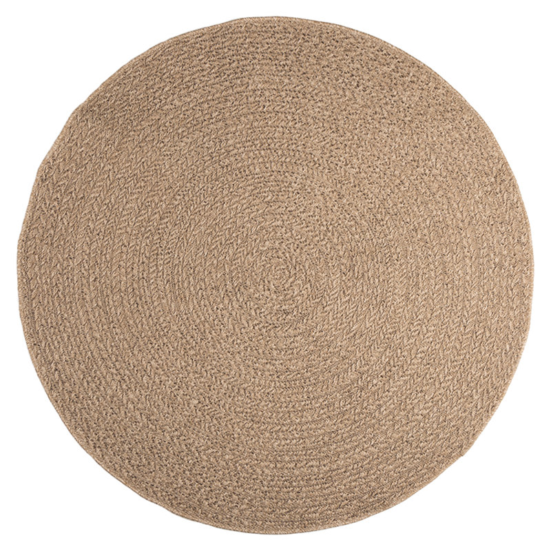 Rug ZIZUR Jute Look Indoor and Outdoor, Round 160cm
