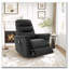 Fauteuil inclinable manuel avec fauteuil berçant et pivotant, fauteuil inclinable avec fonction de massage à 8 points et dossier réglable-177345614-177345618
